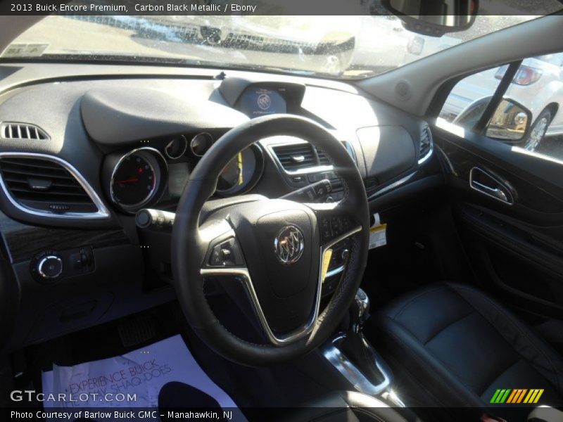 Carbon Black Metallic / Ebony 2013 Buick Encore Premium