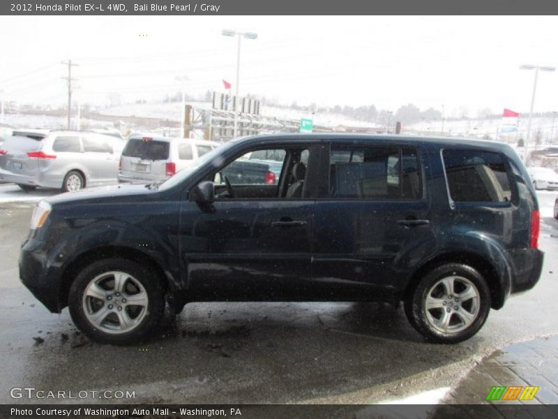 Bali Blue Pearl / Gray 2012 Honda Pilot EX-L 4WD