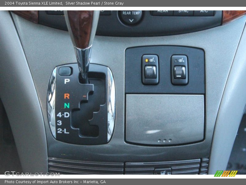Silver Shadow Pearl / Stone Gray 2004 Toyota Sienna XLE Limited