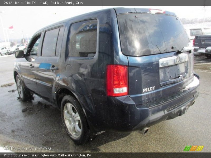 Bali Blue Pearl / Gray 2012 Honda Pilot EX-L 4WD