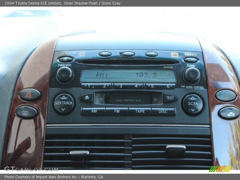 Silver Shadow Pearl / Stone Gray 2004 Toyota Sienna XLE Limited