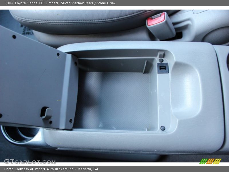 Silver Shadow Pearl / Stone Gray 2004 Toyota Sienna XLE Limited