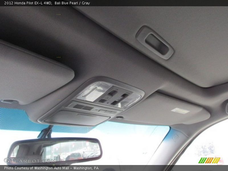 Bali Blue Pearl / Gray 2012 Honda Pilot EX-L 4WD