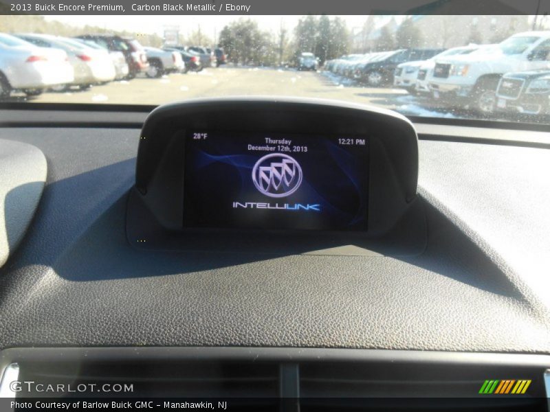 Carbon Black Metallic / Ebony 2013 Buick Encore Premium