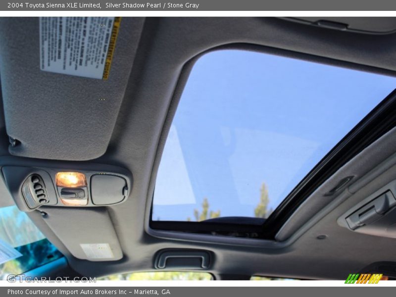 Silver Shadow Pearl / Stone Gray 2004 Toyota Sienna XLE Limited