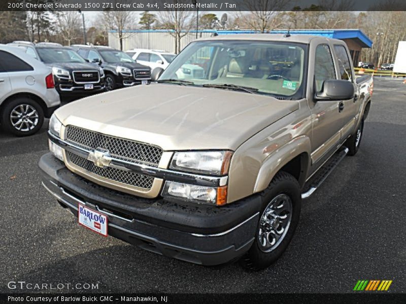 Sandstone Metallic / Tan 2005 Chevrolet Silverado 1500 Z71 Crew Cab 4x4