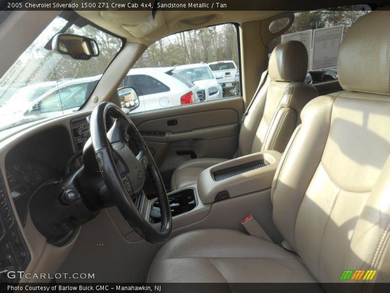 Sandstone Metallic / Tan 2005 Chevrolet Silverado 1500 Z71 Crew Cab 4x4