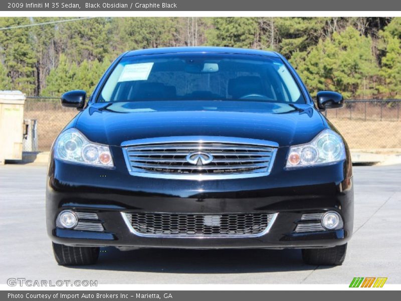 Black Obsidian / Graphite Black 2009 Infiniti M 35 Sedan