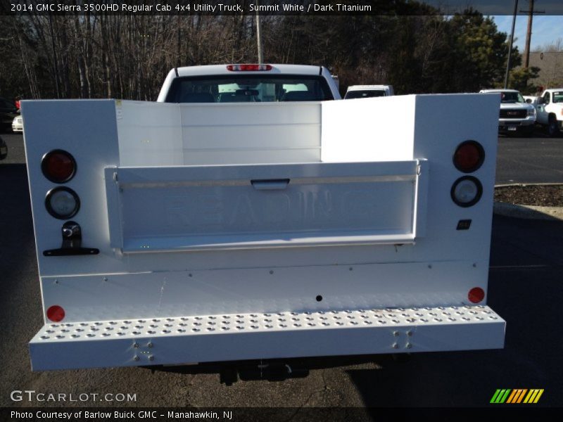 Summit White / Dark Titanium 2014 GMC Sierra 3500HD Regular Cab 4x4 Utility Truck