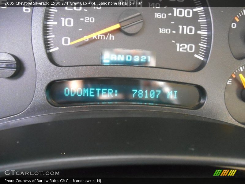 Sandstone Metallic / Tan 2005 Chevrolet Silverado 1500 Z71 Crew Cab 4x4