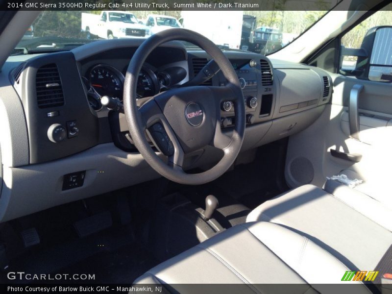 Summit White / Dark Titanium 2014 GMC Sierra 3500HD Regular Cab 4x4 Utility Truck