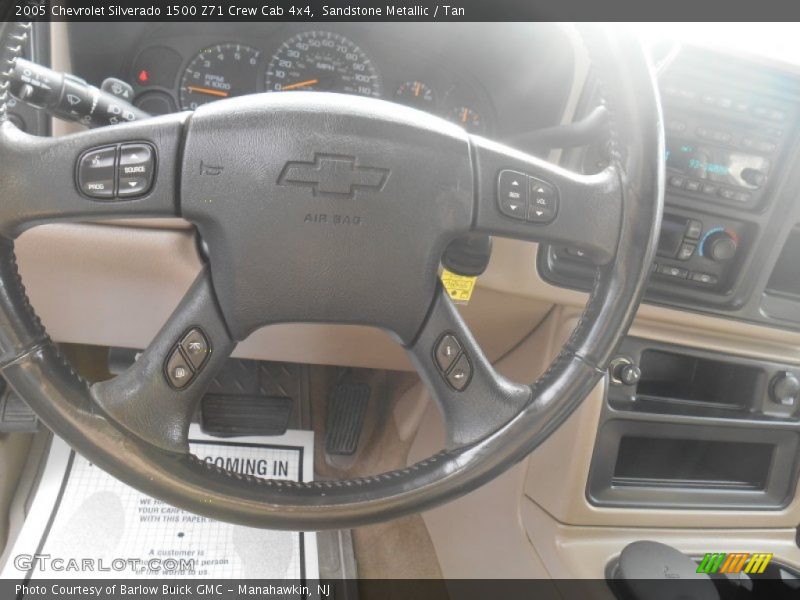Sandstone Metallic / Tan 2005 Chevrolet Silverado 1500 Z71 Crew Cab 4x4