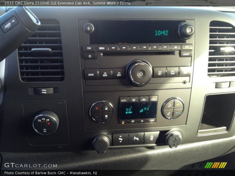 Summit White / Ebony 2013 GMC Sierra 2500HD SLE Extended Cab 4x4