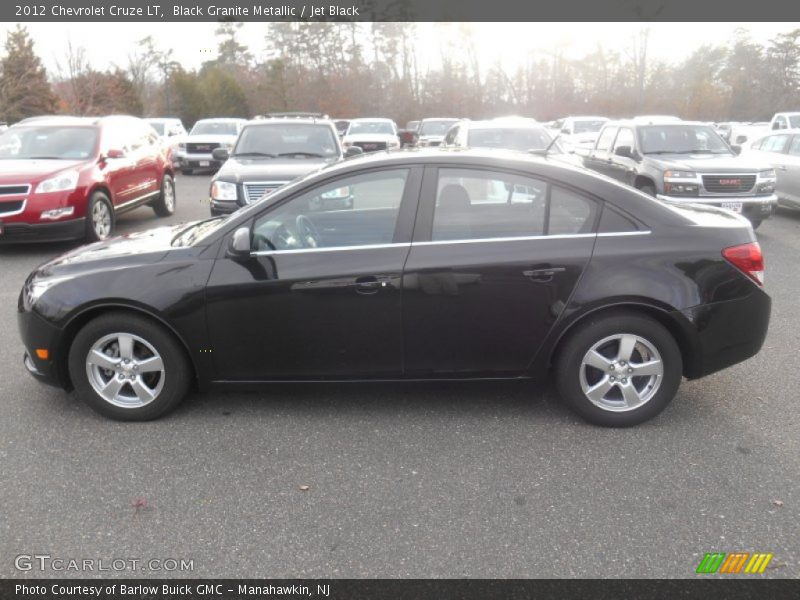 Black Granite Metallic / Jet Black 2012 Chevrolet Cruze LT