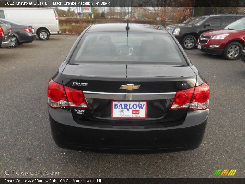 Black Granite Metallic / Jet Black 2012 Chevrolet Cruze LT