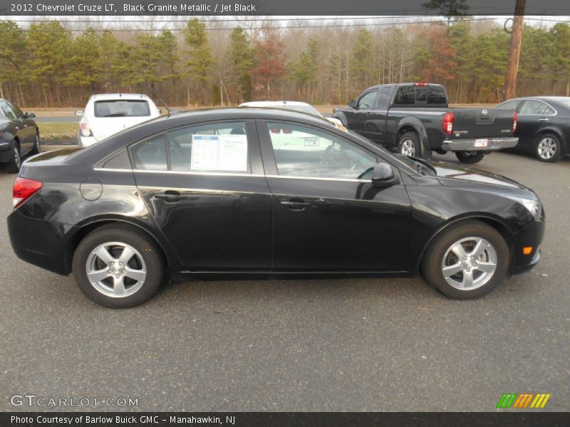 Black Granite Metallic / Jet Black 2012 Chevrolet Cruze LT