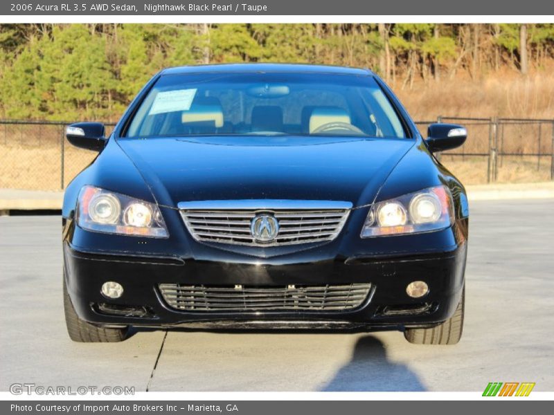 Nighthawk Black Pearl / Taupe 2006 Acura RL 3.5 AWD Sedan