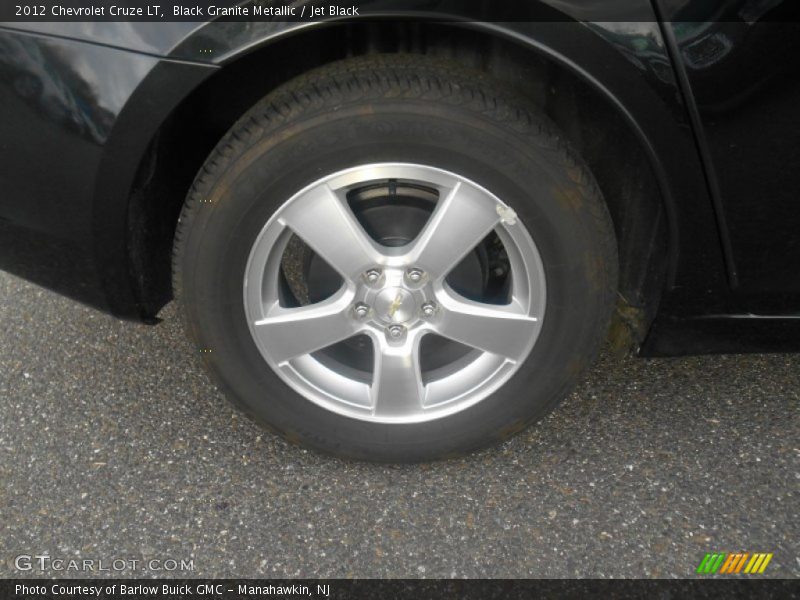 Black Granite Metallic / Jet Black 2012 Chevrolet Cruze LT