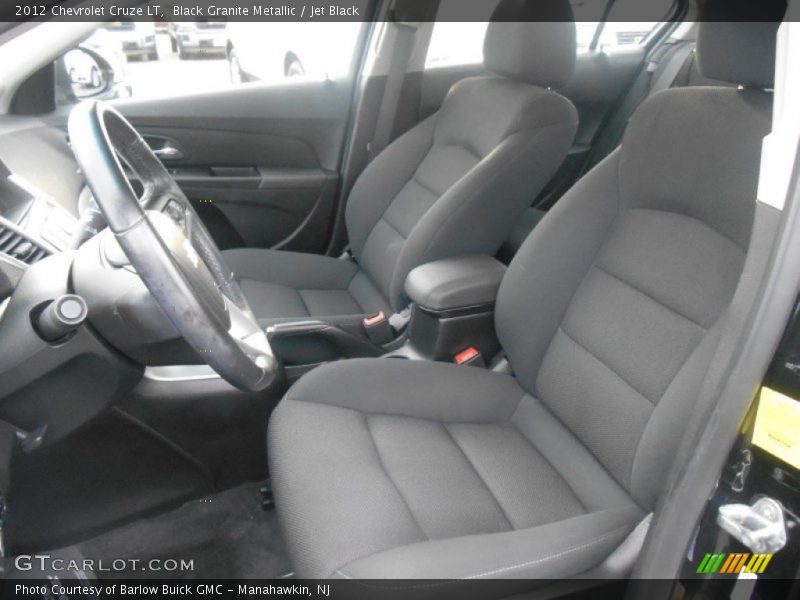 Black Granite Metallic / Jet Black 2012 Chevrolet Cruze LT