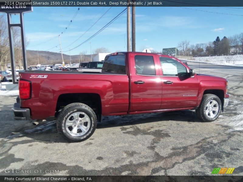 Deep Ruby Metallic / Jet Black 2014 Chevrolet Silverado 1500 LTZ Z71 Double Cab 4x4