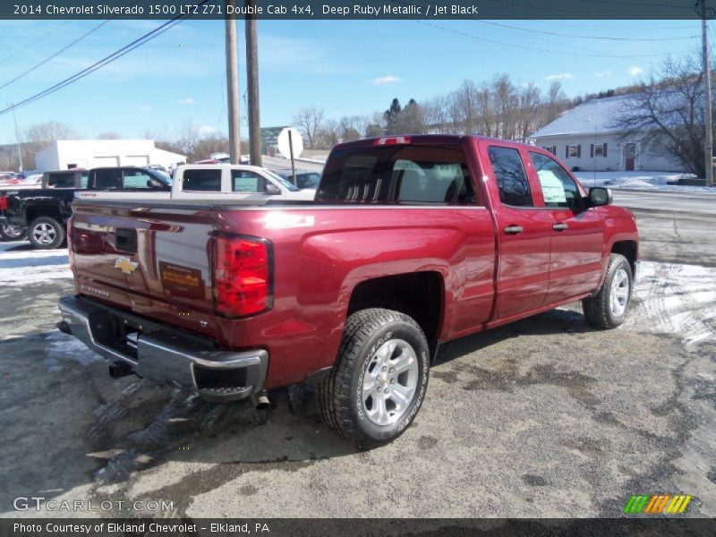 Deep Ruby Metallic / Jet Black 2014 Chevrolet Silverado 1500 LTZ Z71 Double Cab 4x4