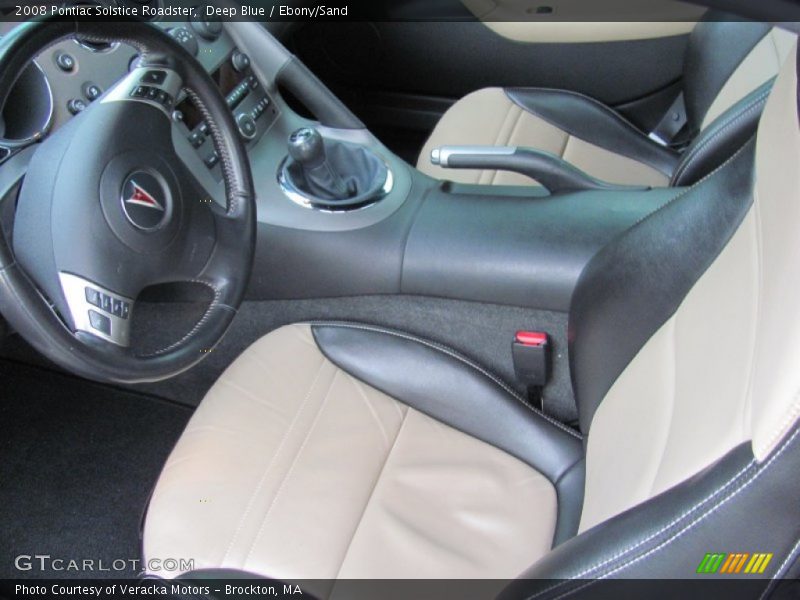 Front Seat of 2008 Solstice Roadster