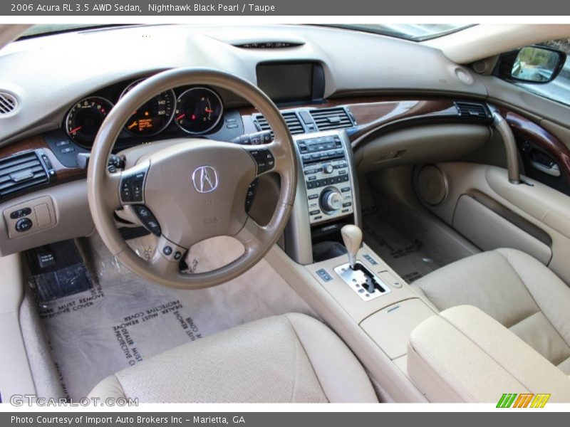 Taupe Interior - 2006 RL 3.5 AWD Sedan 