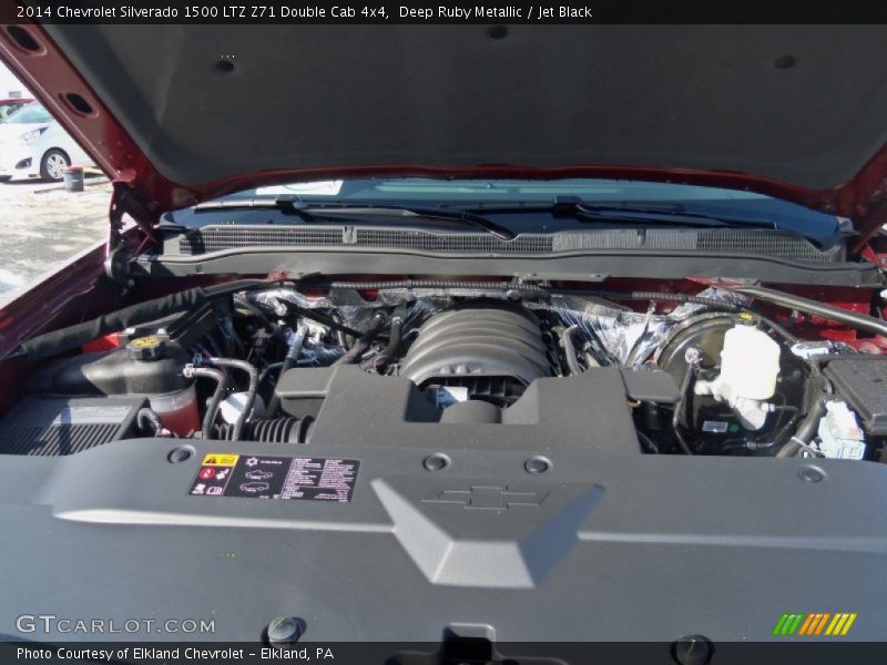 Deep Ruby Metallic / Jet Black 2014 Chevrolet Silverado 1500 LTZ Z71 Double Cab 4x4