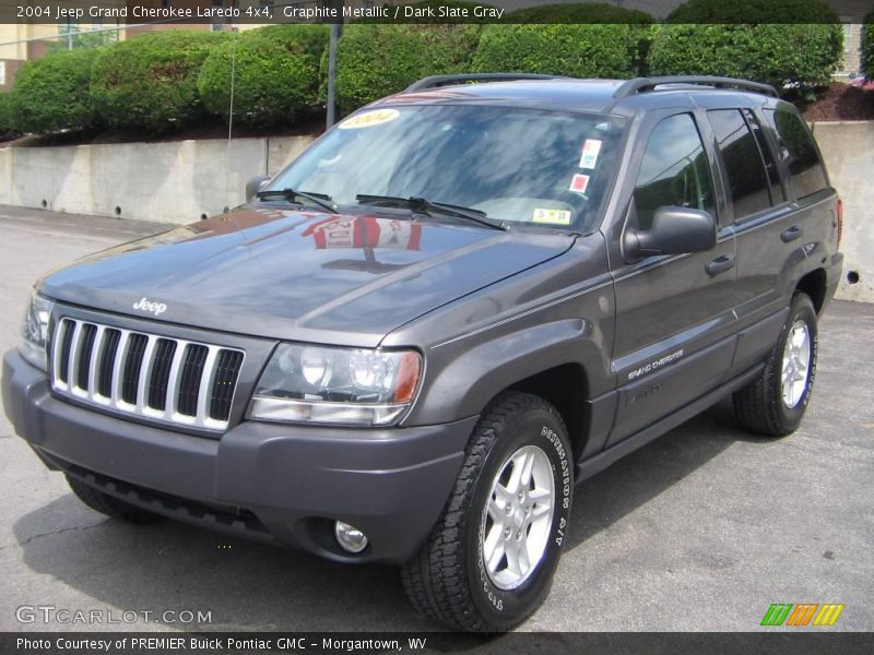 Graphite Metallic / Dark Slate Gray 2004 Jeep Grand Cherokee Laredo 4x4