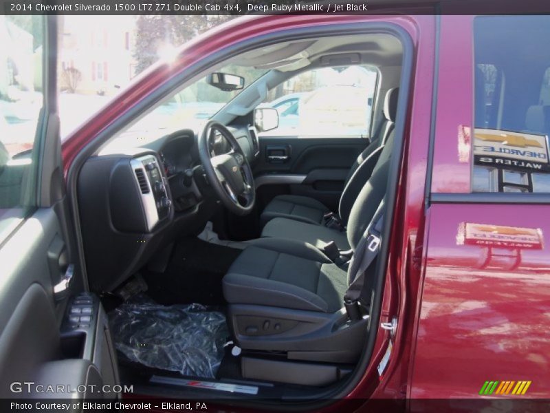 Deep Ruby Metallic / Jet Black 2014 Chevrolet Silverado 1500 LTZ Z71 Double Cab 4x4