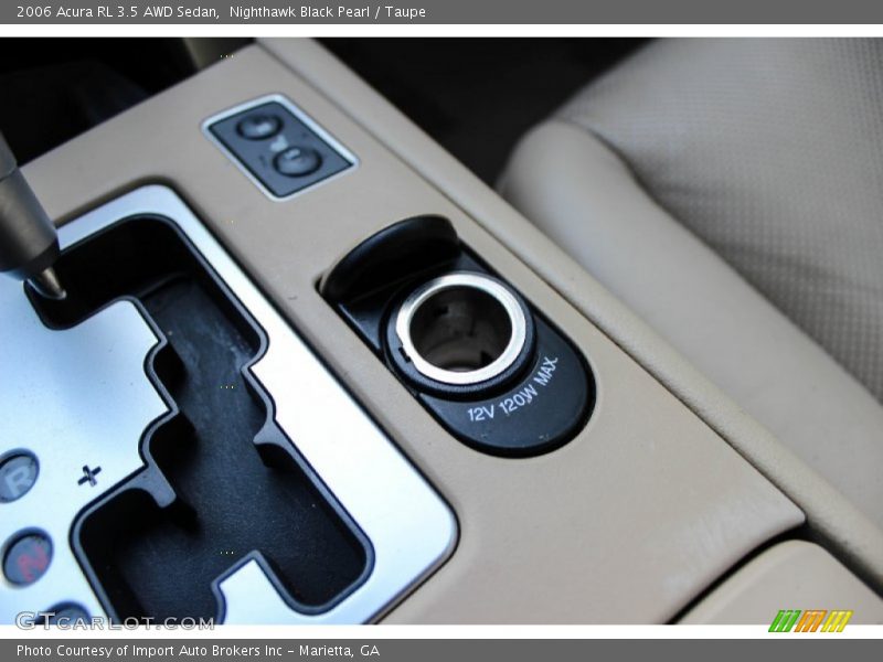 Nighthawk Black Pearl / Taupe 2006 Acura RL 3.5 AWD Sedan