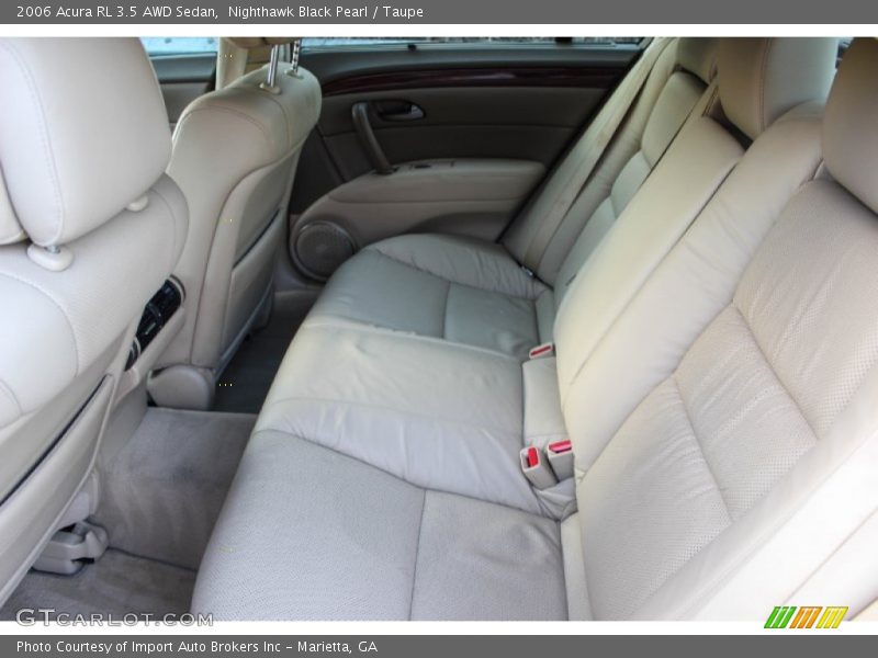 Nighthawk Black Pearl / Taupe 2006 Acura RL 3.5 AWD Sedan