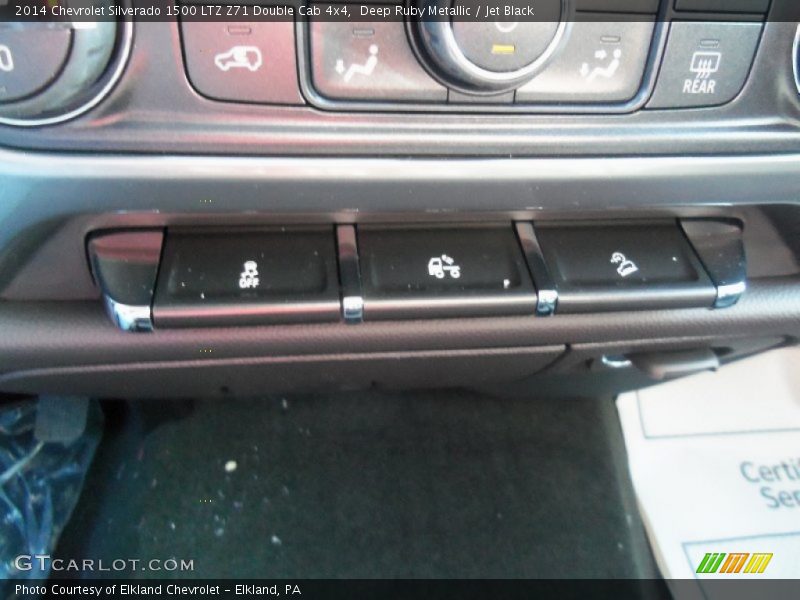 Deep Ruby Metallic / Jet Black 2014 Chevrolet Silverado 1500 LTZ Z71 Double Cab 4x4