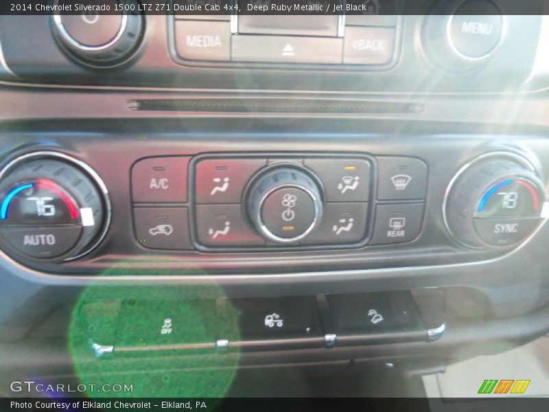 Deep Ruby Metallic / Jet Black 2014 Chevrolet Silverado 1500 LTZ Z71 Double Cab 4x4