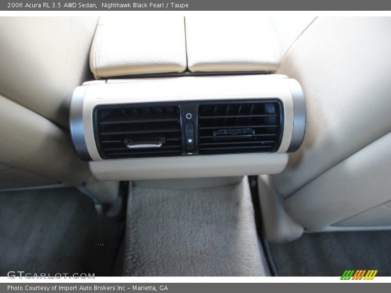 Nighthawk Black Pearl / Taupe 2006 Acura RL 3.5 AWD Sedan