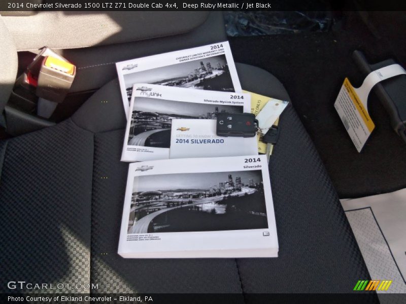 Deep Ruby Metallic / Jet Black 2014 Chevrolet Silverado 1500 LTZ Z71 Double Cab 4x4