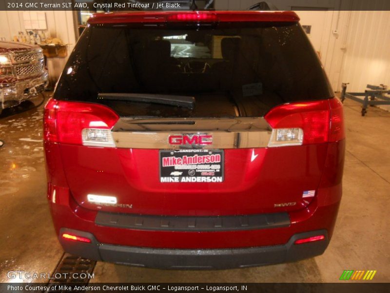 Crystal Red Tintcoat / Jet Black 2014 GMC Terrain SLT AWD