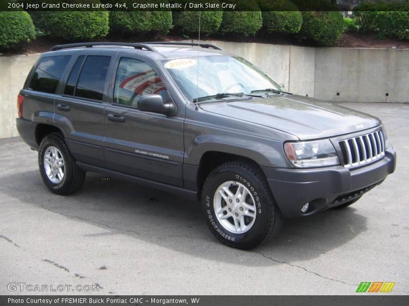 Graphite Metallic / Dark Slate Gray 2004 Jeep Grand Cherokee Laredo 4x4