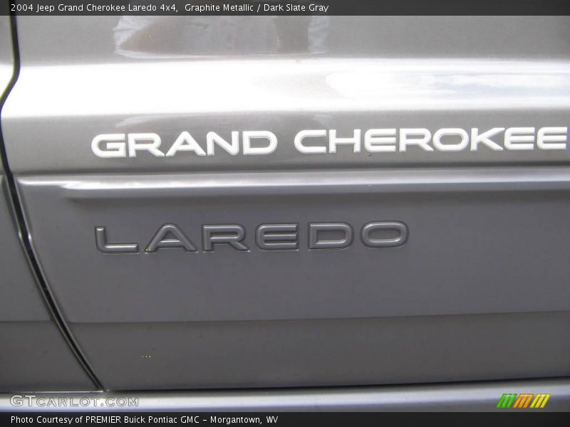 Graphite Metallic / Dark Slate Gray 2004 Jeep Grand Cherokee Laredo 4x4