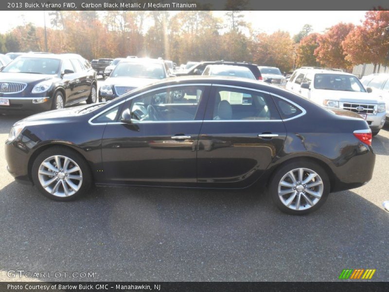 Carbon Black Metallic / Medium Titanium 2013 Buick Verano FWD