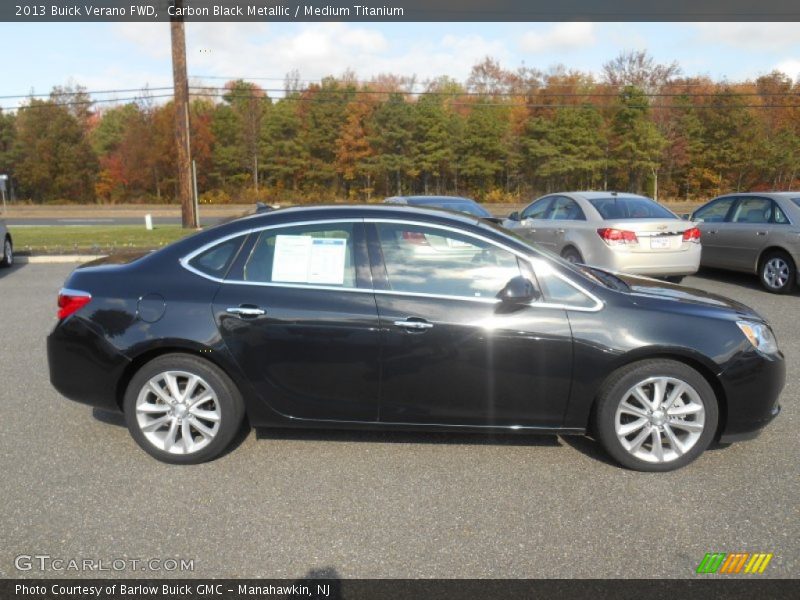 Carbon Black Metallic / Medium Titanium 2013 Buick Verano FWD