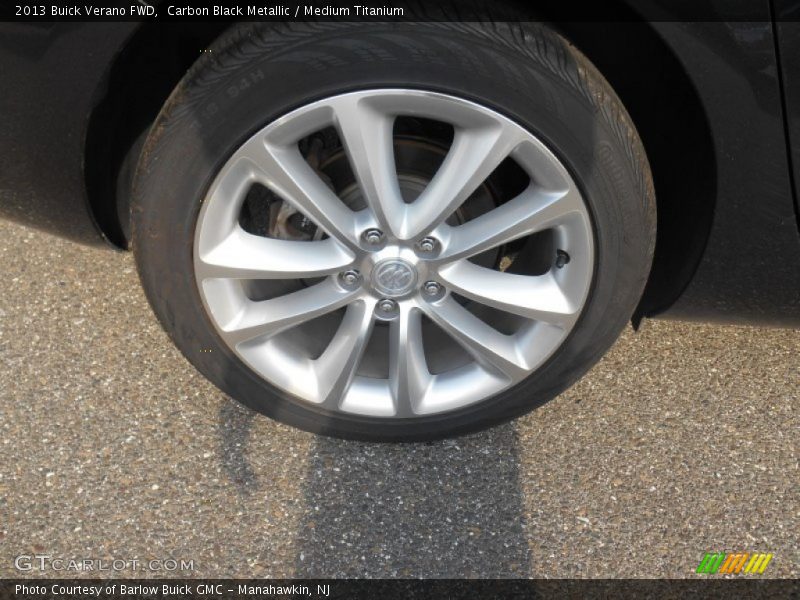 Carbon Black Metallic / Medium Titanium 2013 Buick Verano FWD