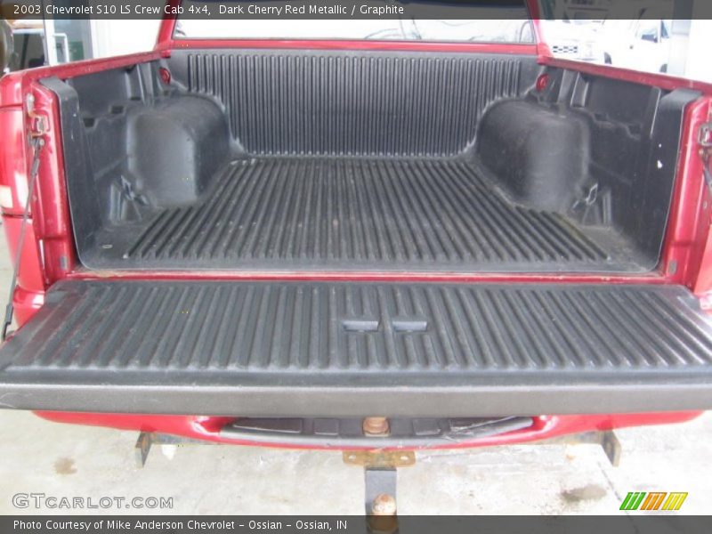 Dark Cherry Red Metallic / Graphite 2003 Chevrolet S10 LS Crew Cab 4x4