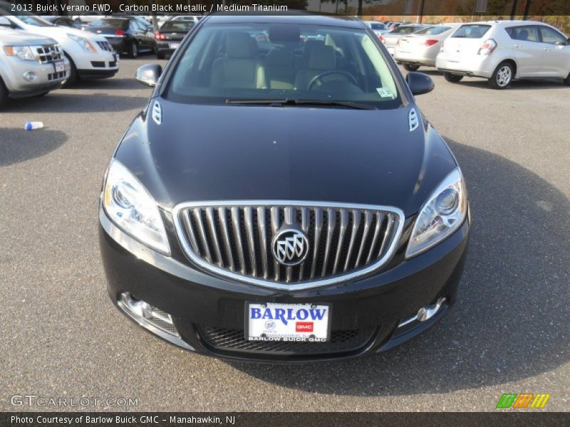 Carbon Black Metallic / Medium Titanium 2013 Buick Verano FWD