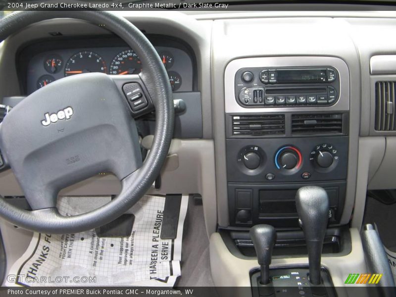 Graphite Metallic / Dark Slate Gray 2004 Jeep Grand Cherokee Laredo 4x4