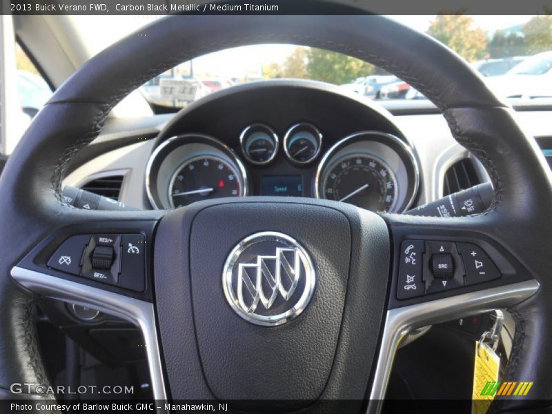 Carbon Black Metallic / Medium Titanium 2013 Buick Verano FWD