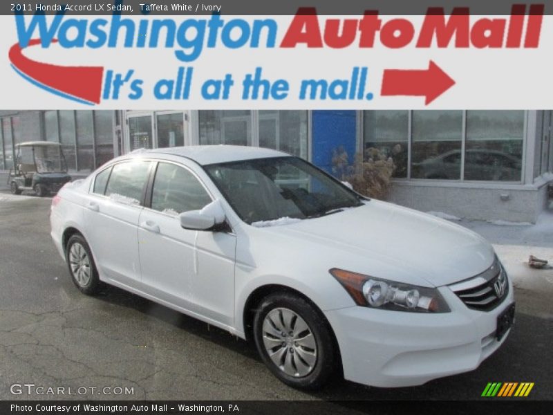 Taffeta White / Ivory 2011 Honda Accord LX Sedan