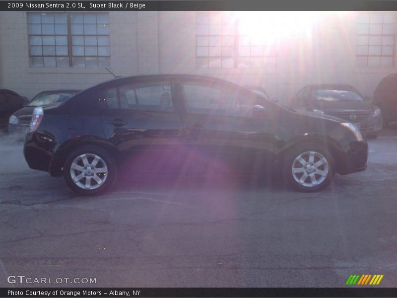Super Black / Beige 2009 Nissan Sentra 2.0 SL