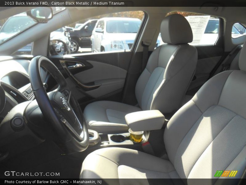 Carbon Black Metallic / Medium Titanium 2013 Buick Verano FWD