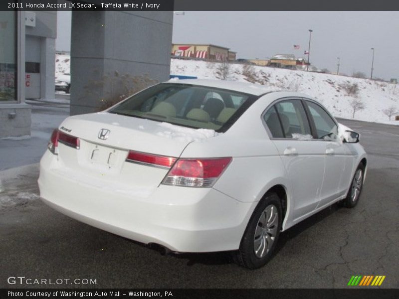 Taffeta White / Ivory 2011 Honda Accord LX Sedan